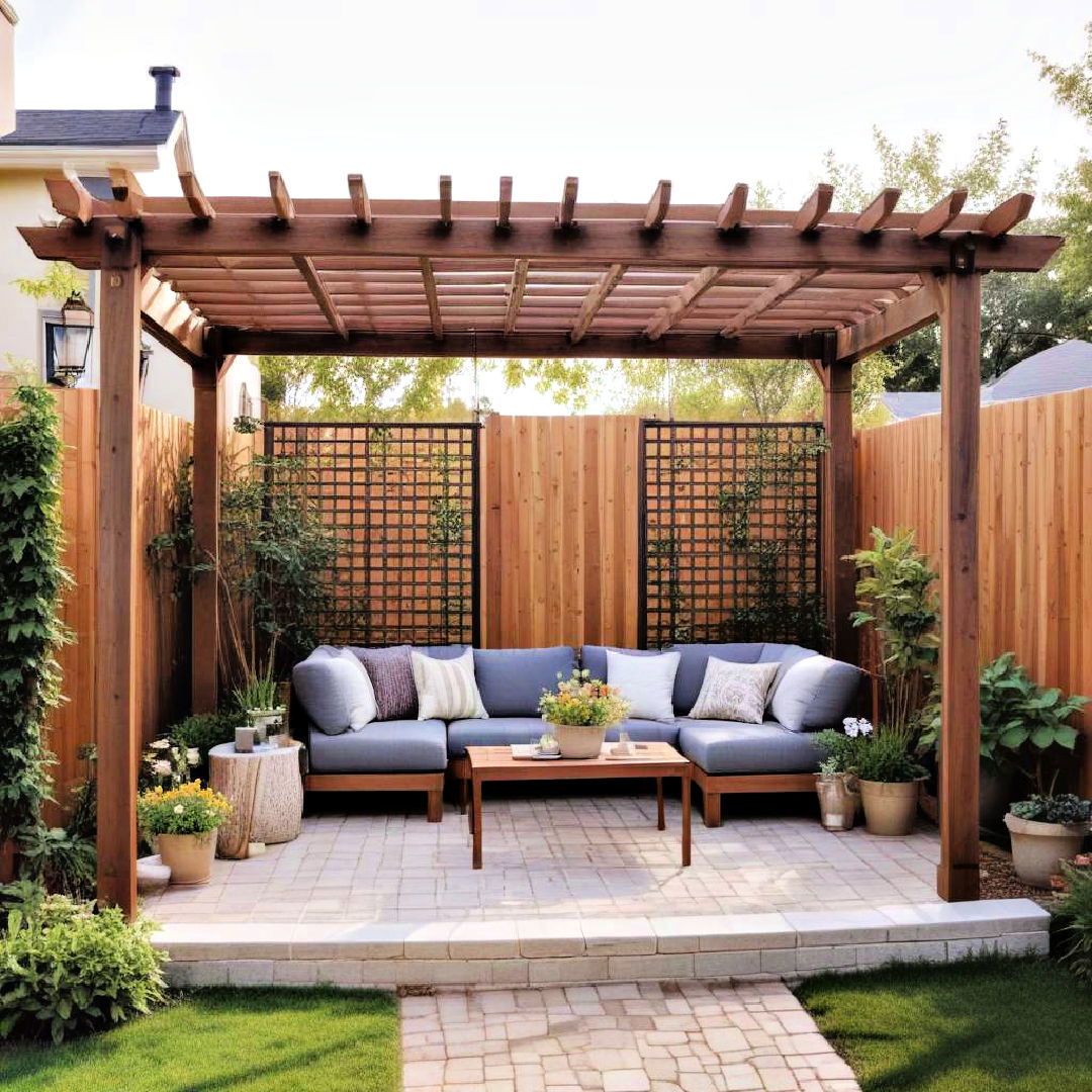 installing a pergola