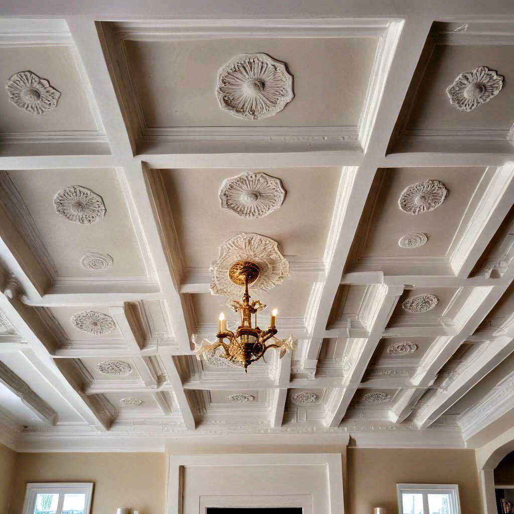 intricate plasterwork for artistic flair