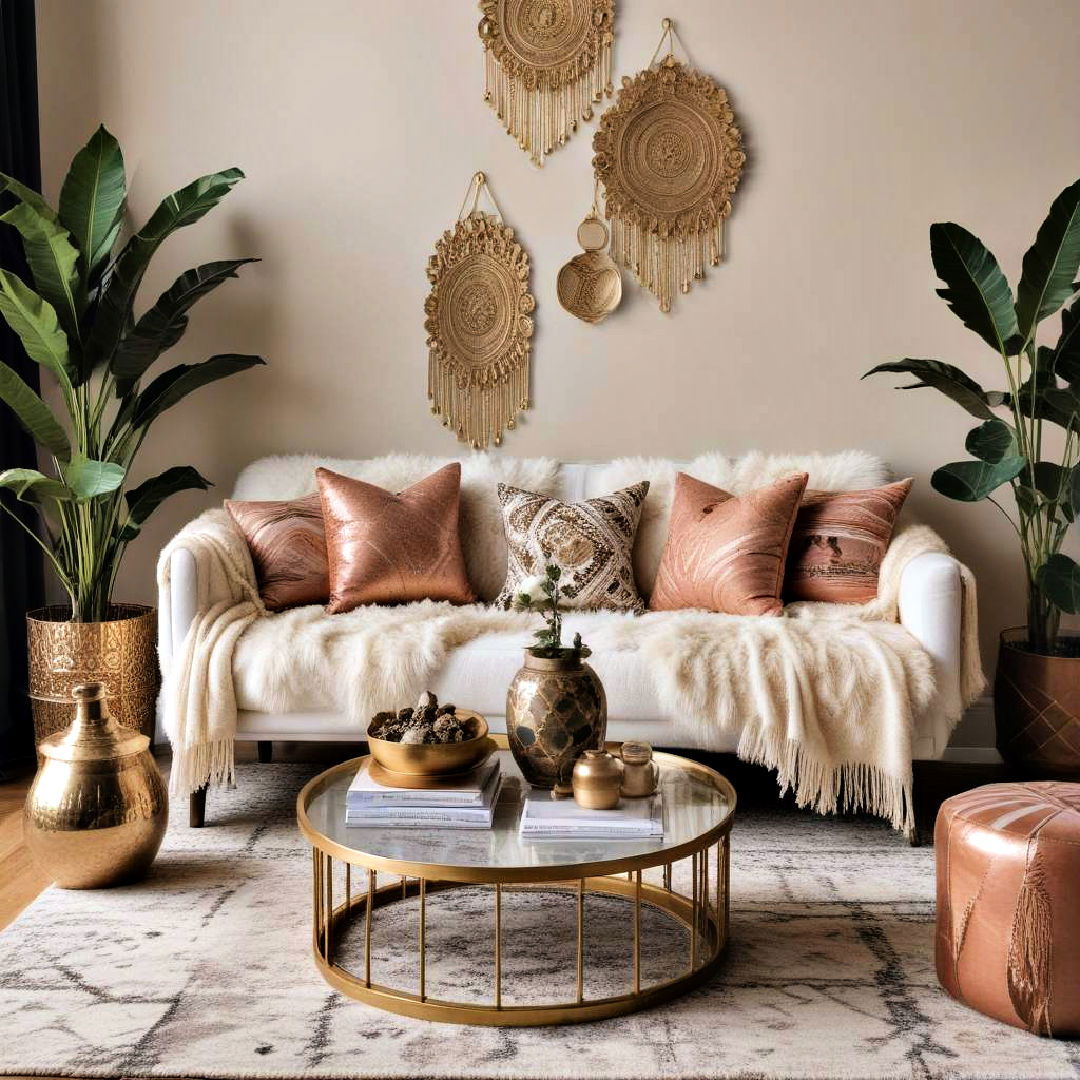 introduce metallic accents