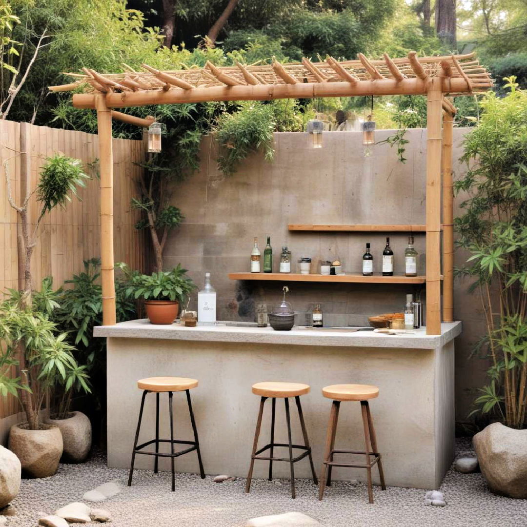 japanese zen garden bar