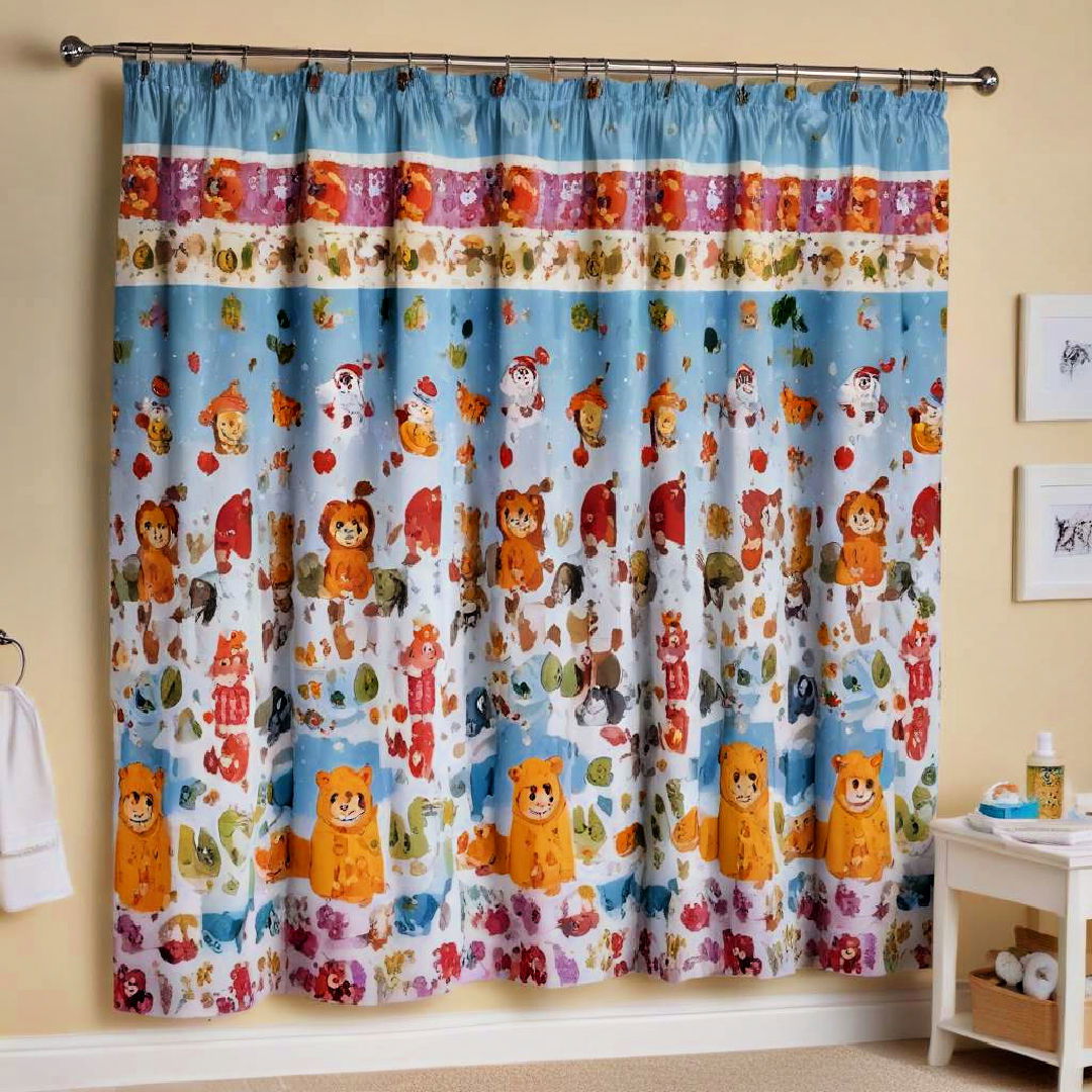 kids themed curtains