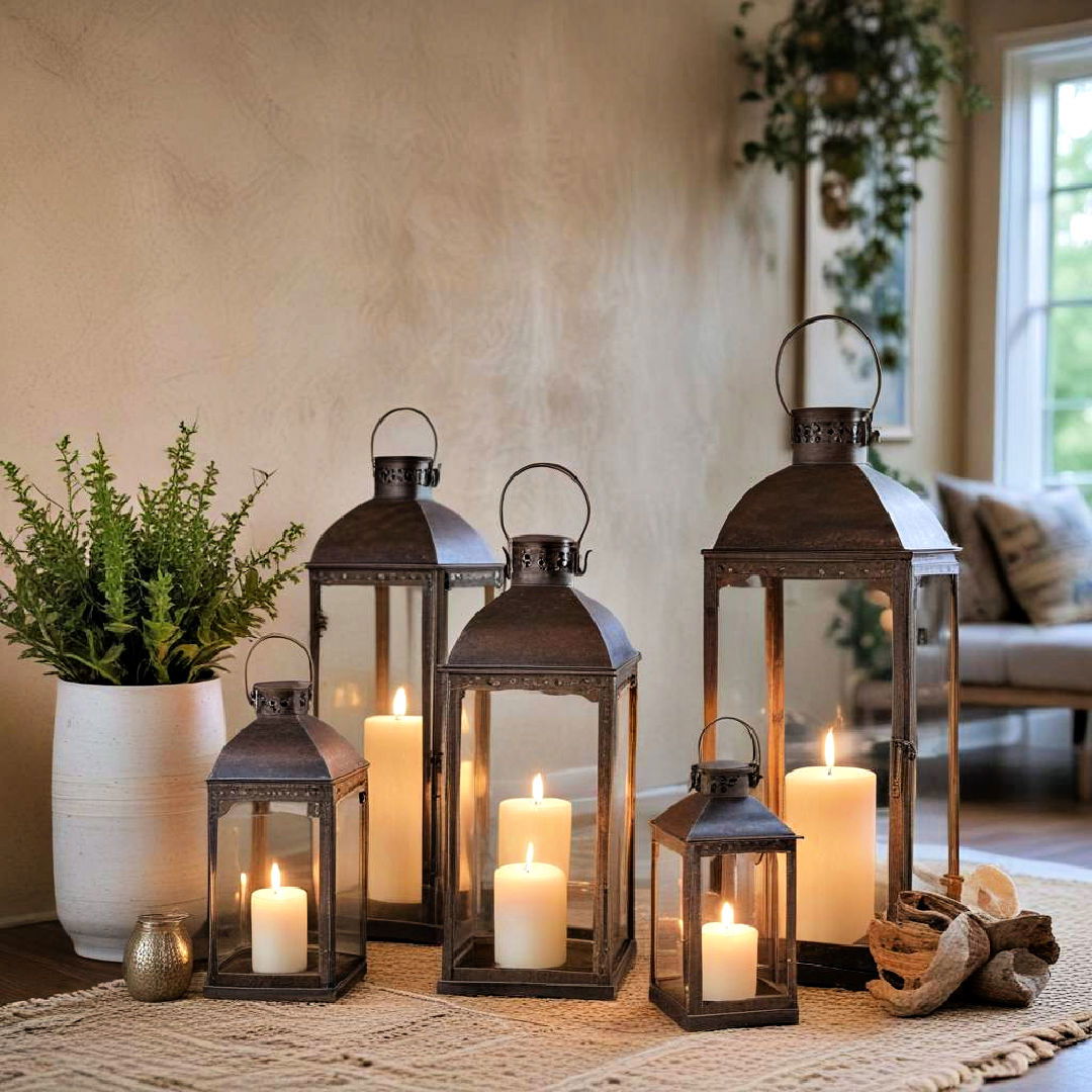 lanterns and candles