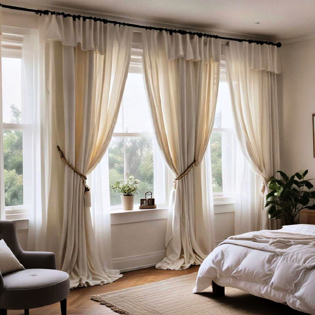 layered curtains