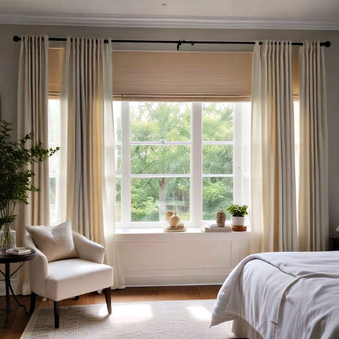 layered window treatments