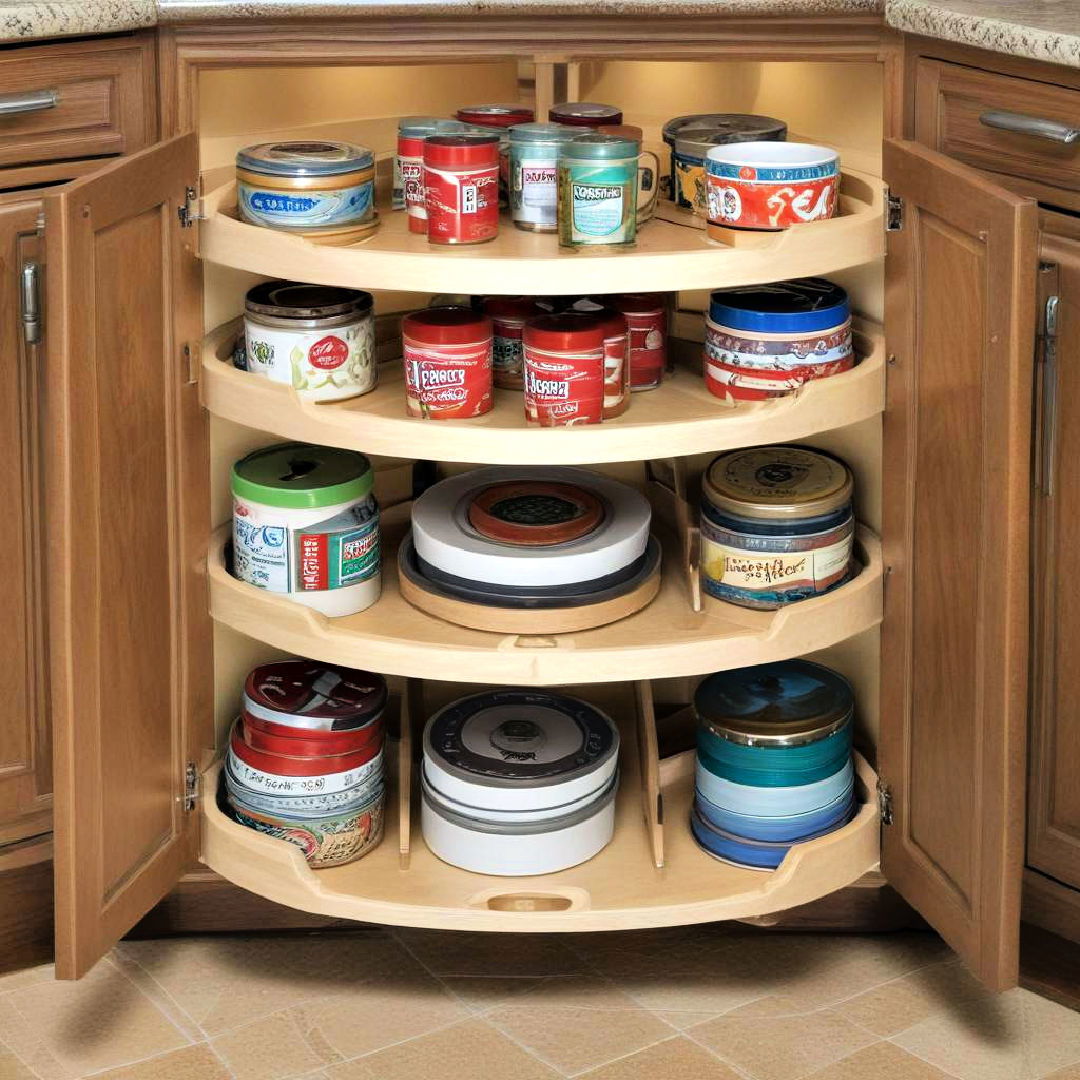 lazy susan cabinet