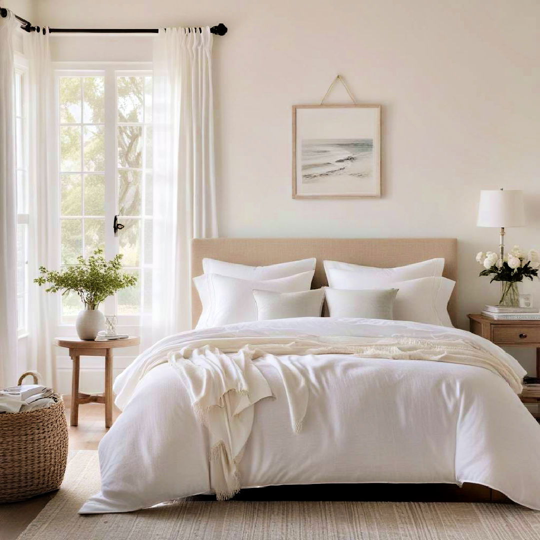 light and airy linens