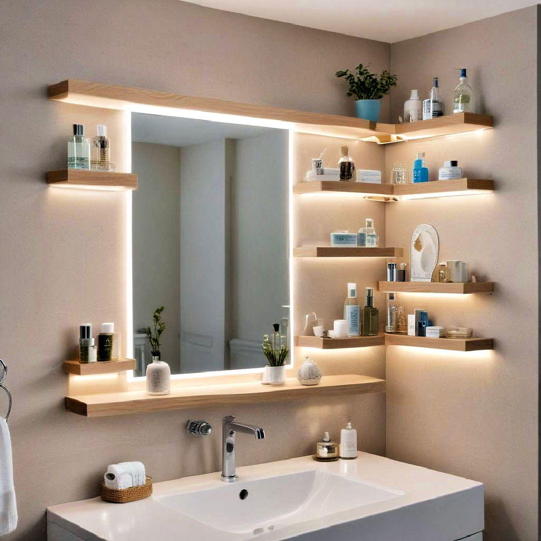 light up shelves