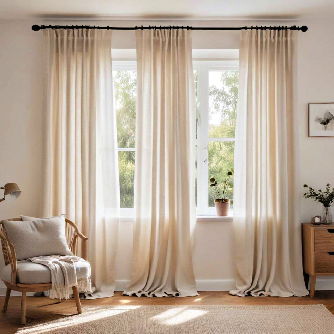 linen curtains