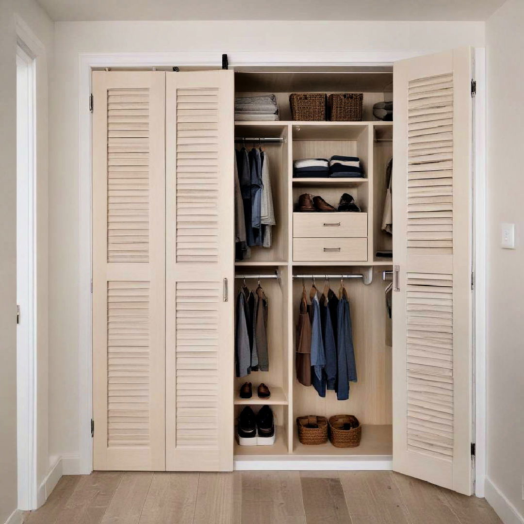 louvered closet