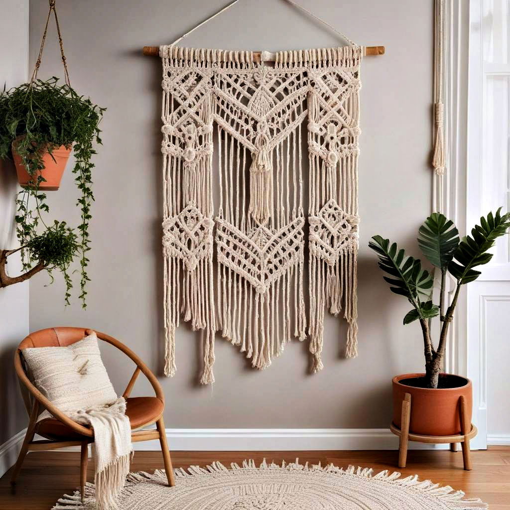 macrame and woven textiles texture and warmth