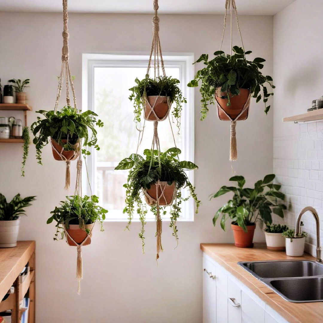 macramé plant hangers