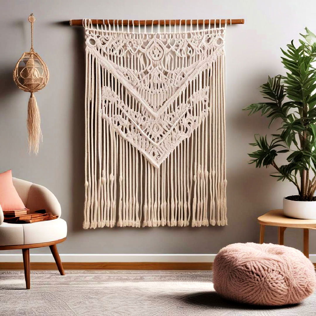 macrame wall hanging