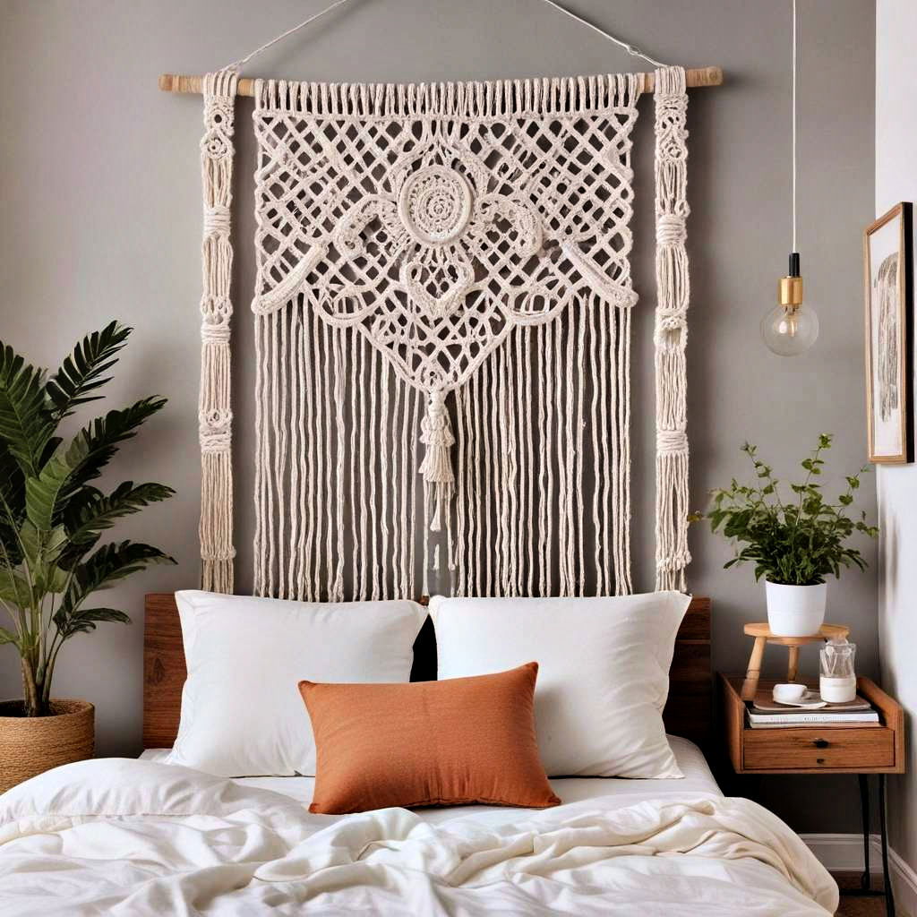 macramé wall hangings