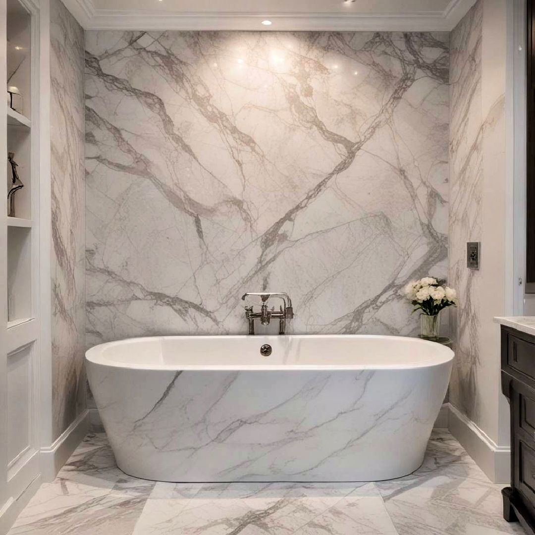 marble bathtub surrounds