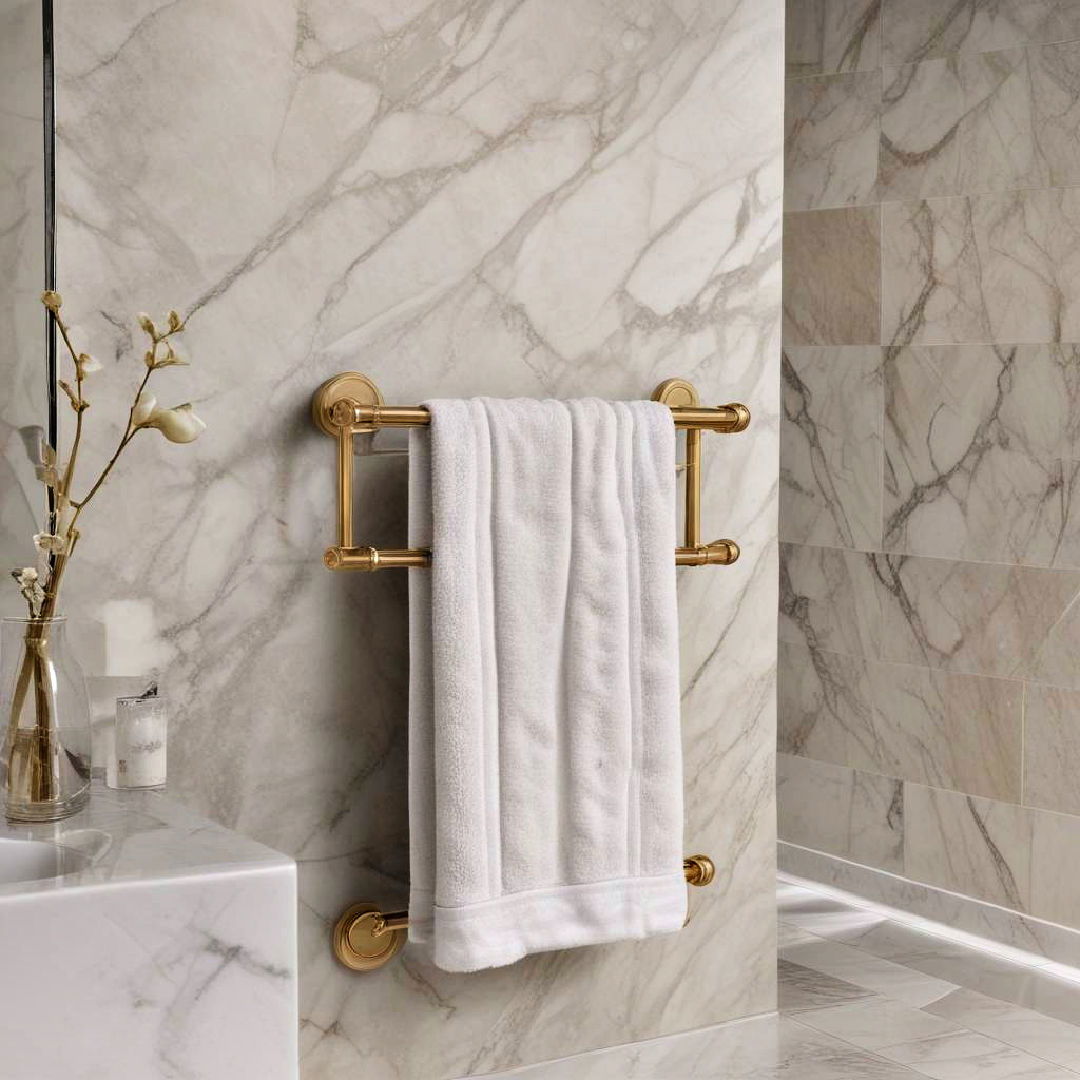 marble towel bars