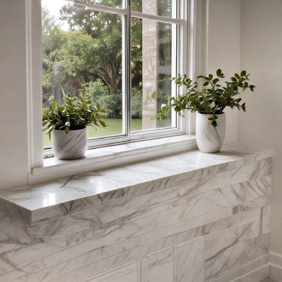 marble window sills