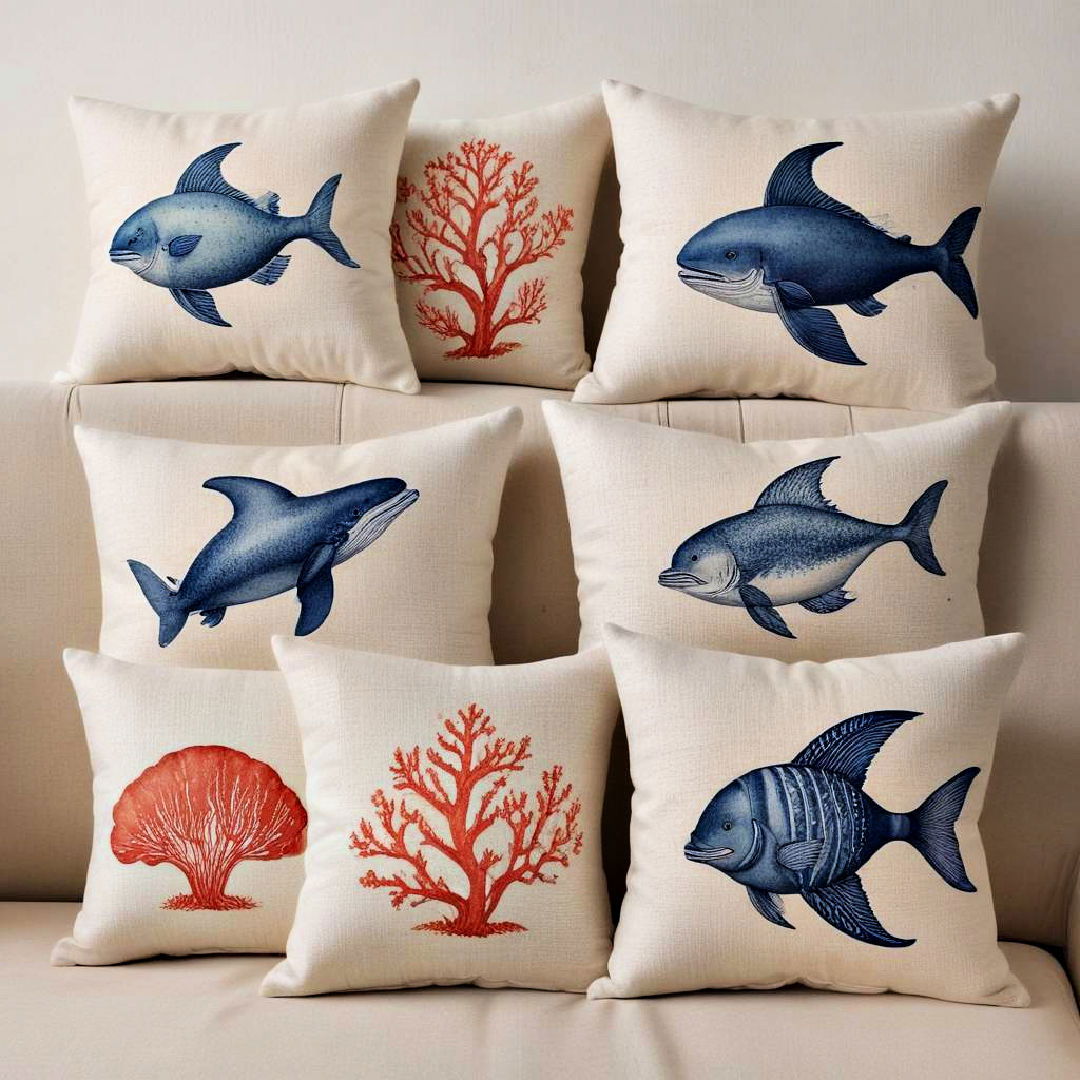 marine life pillows