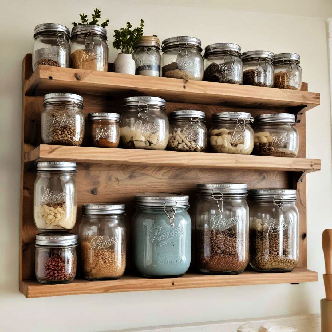 mason jar storage