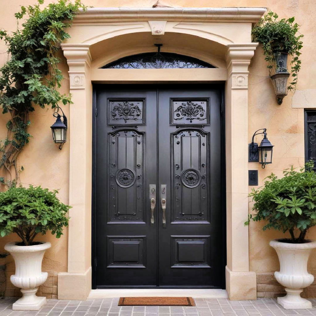 mediterranean inspired door