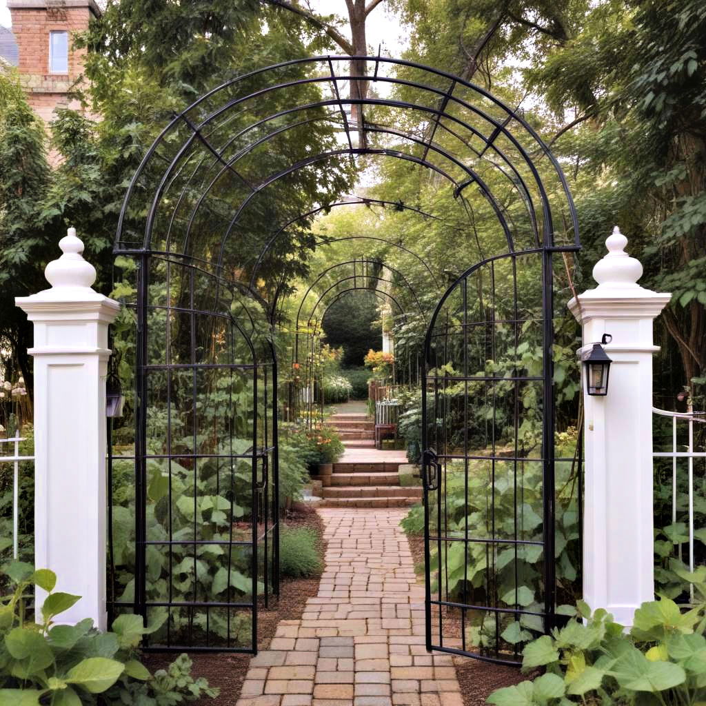 metal archway trellis