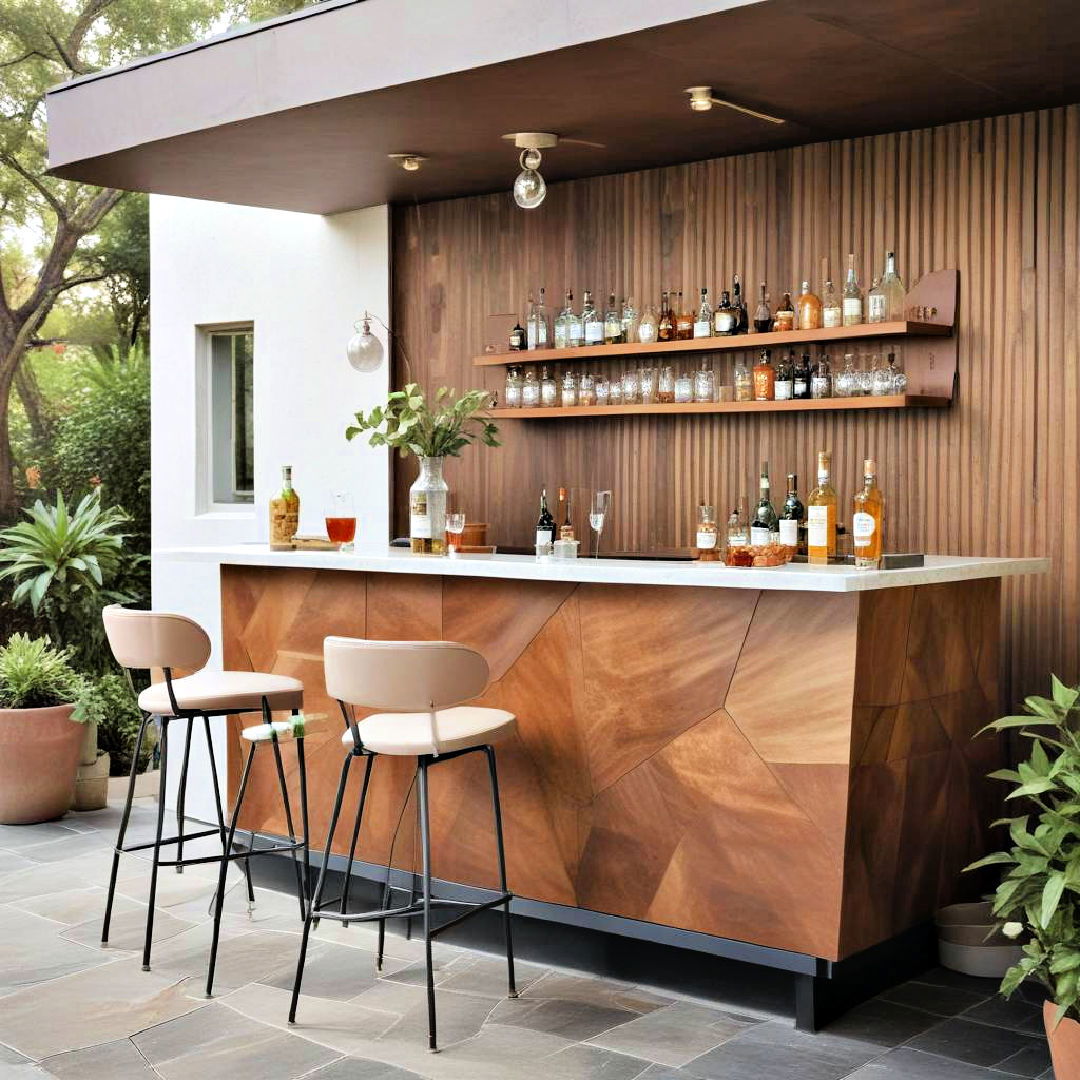 mid century modern bar