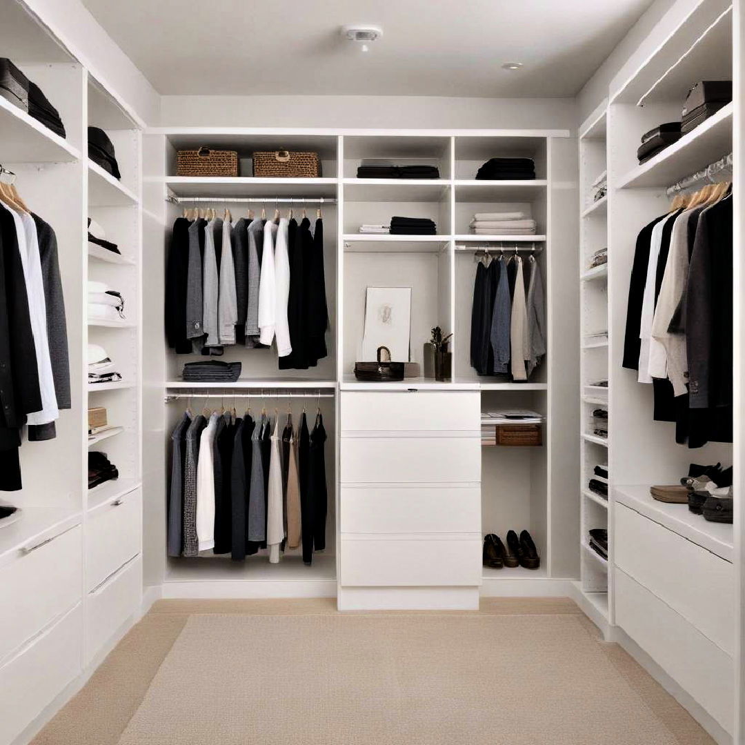 minimalist closet