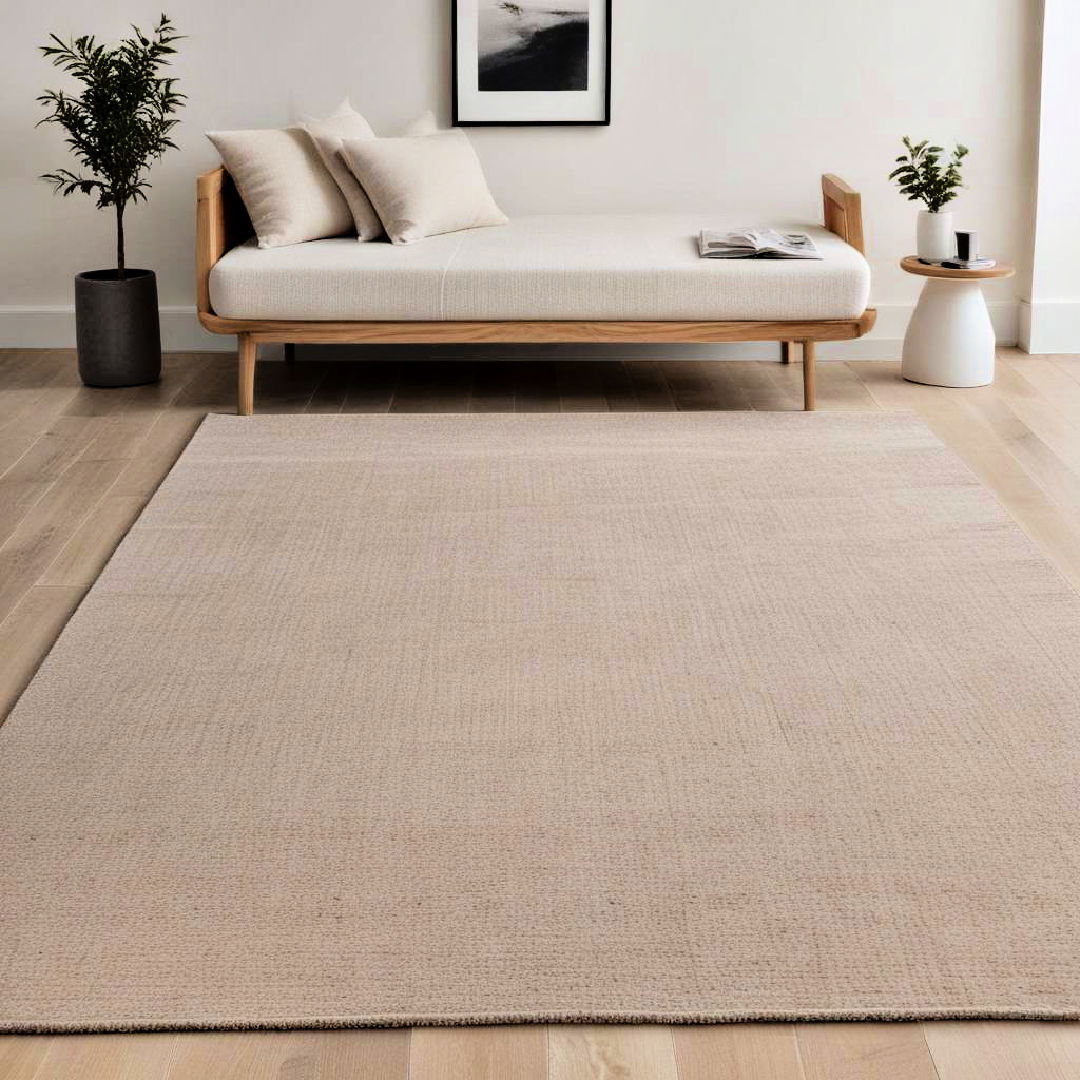 minimalist solid rugs