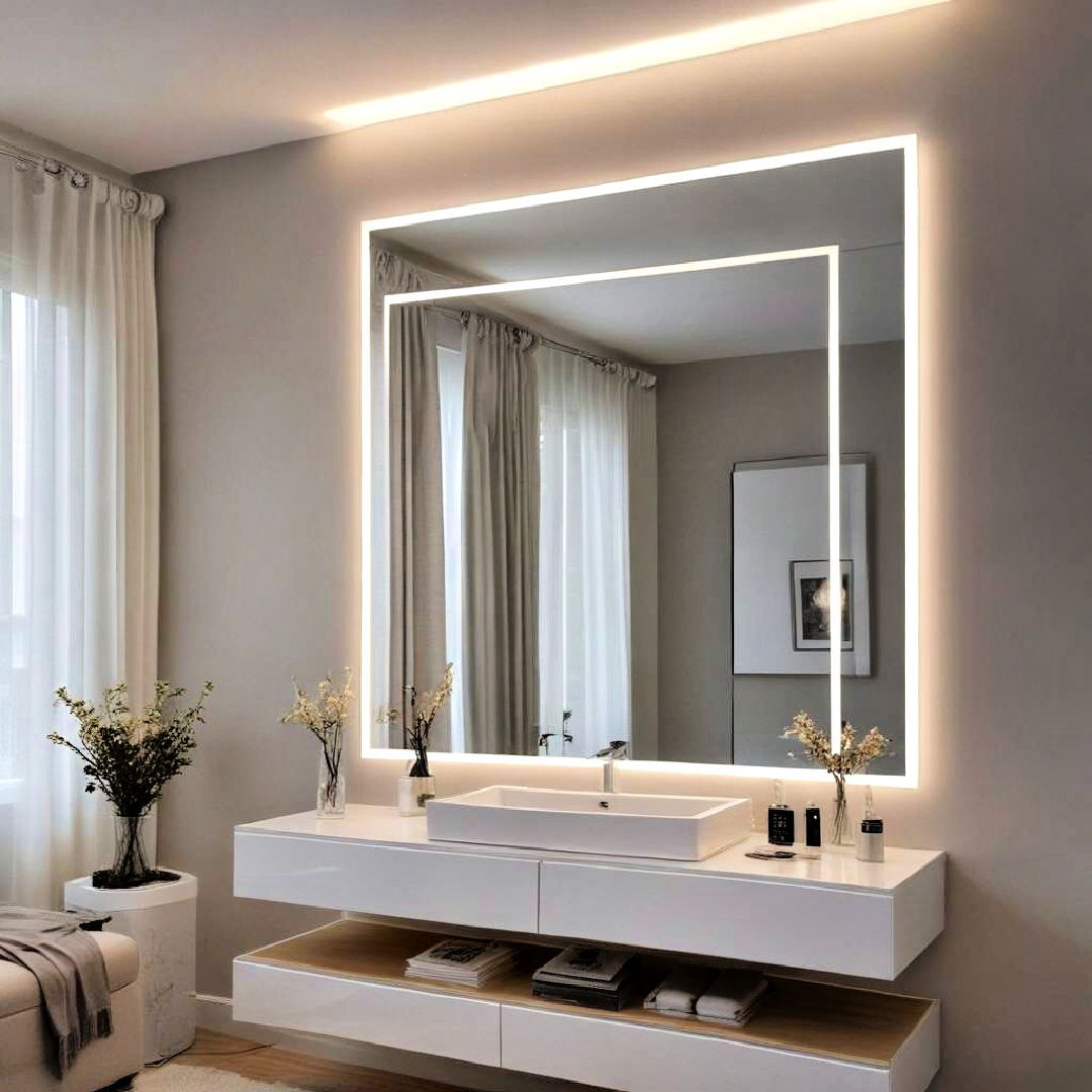 mirror with built in led lights