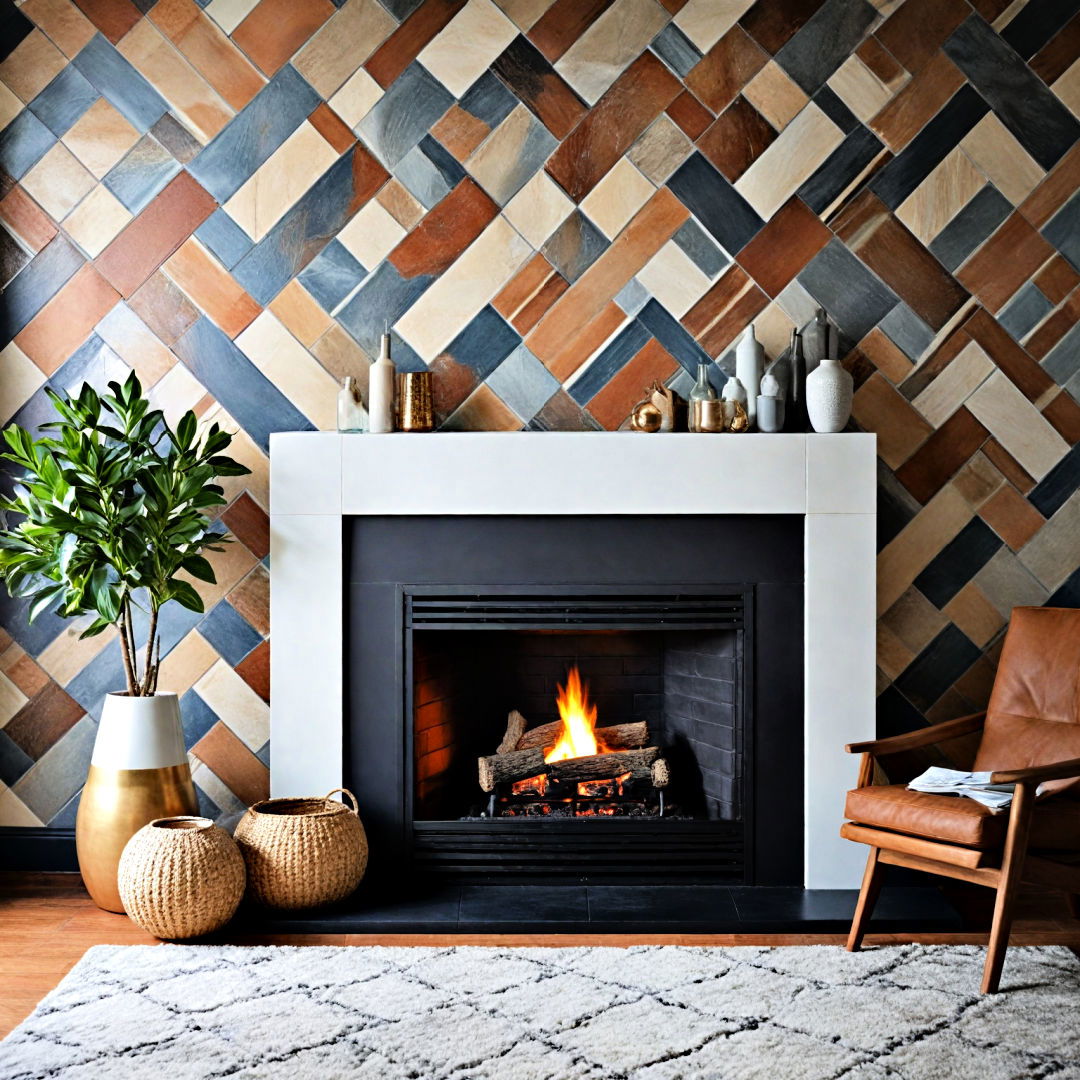 modern flair with geometric patterns