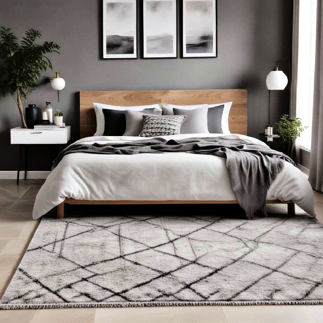 monochrome rugs