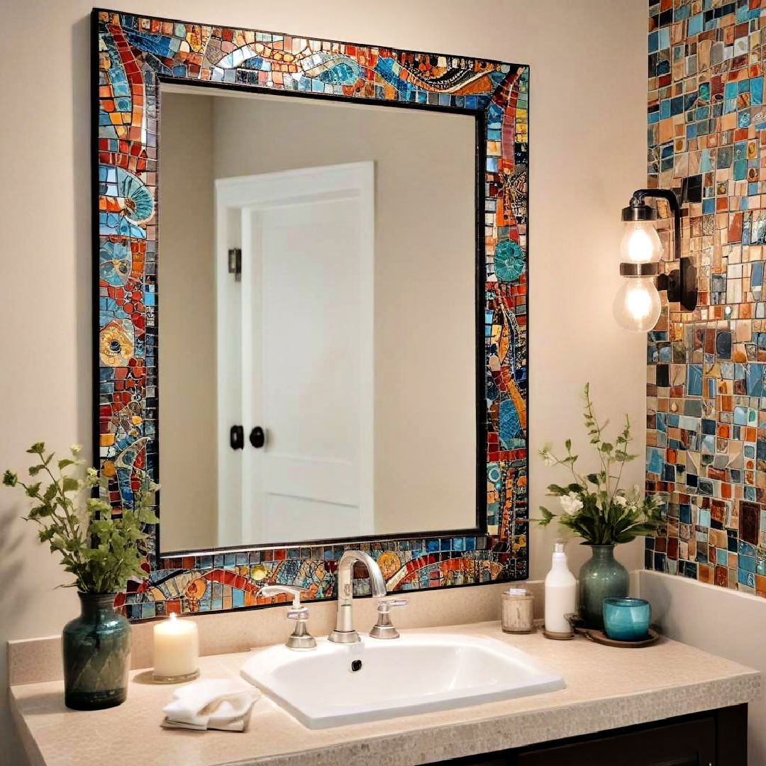 mosaic tile mirrors