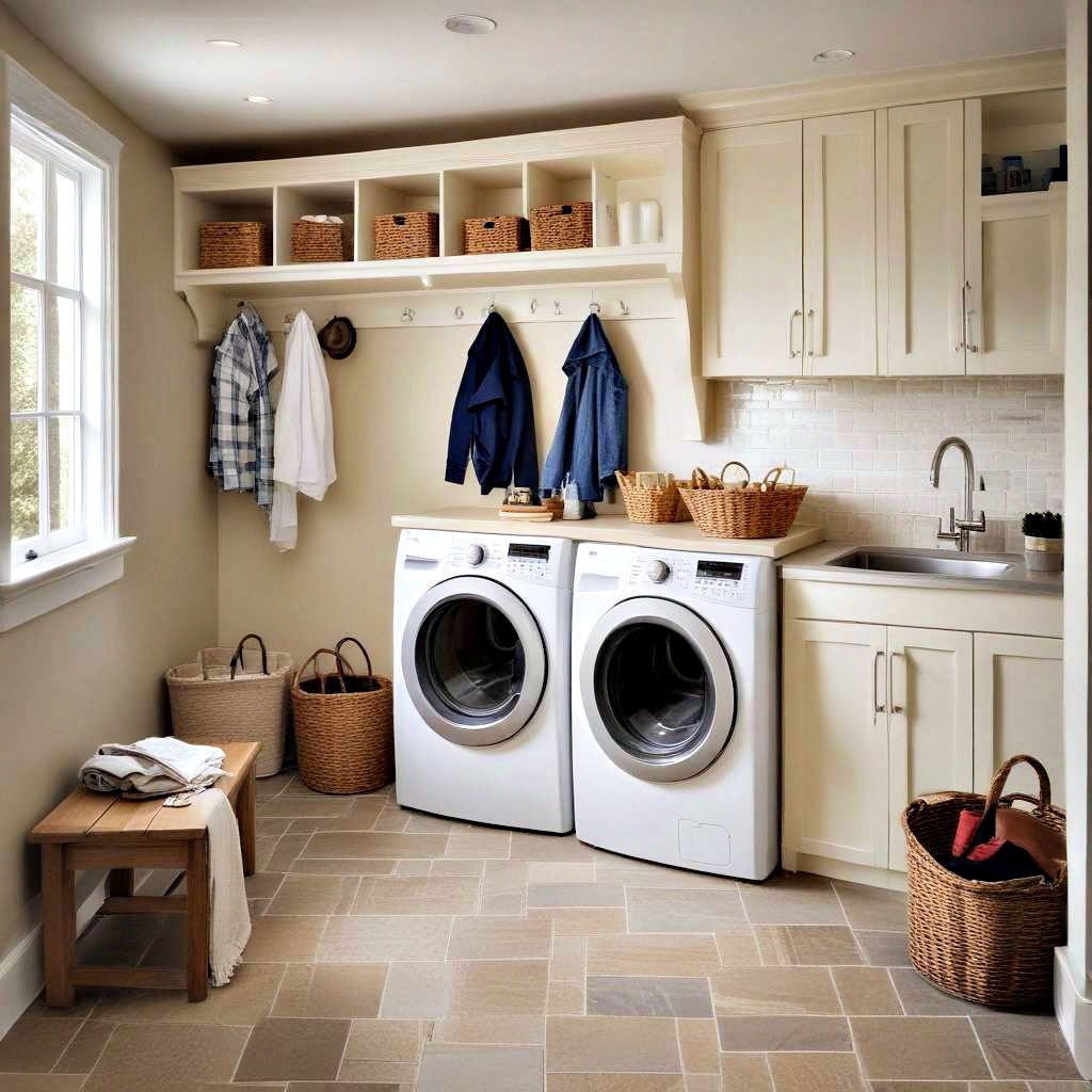 multi purpose laundry and mudroom