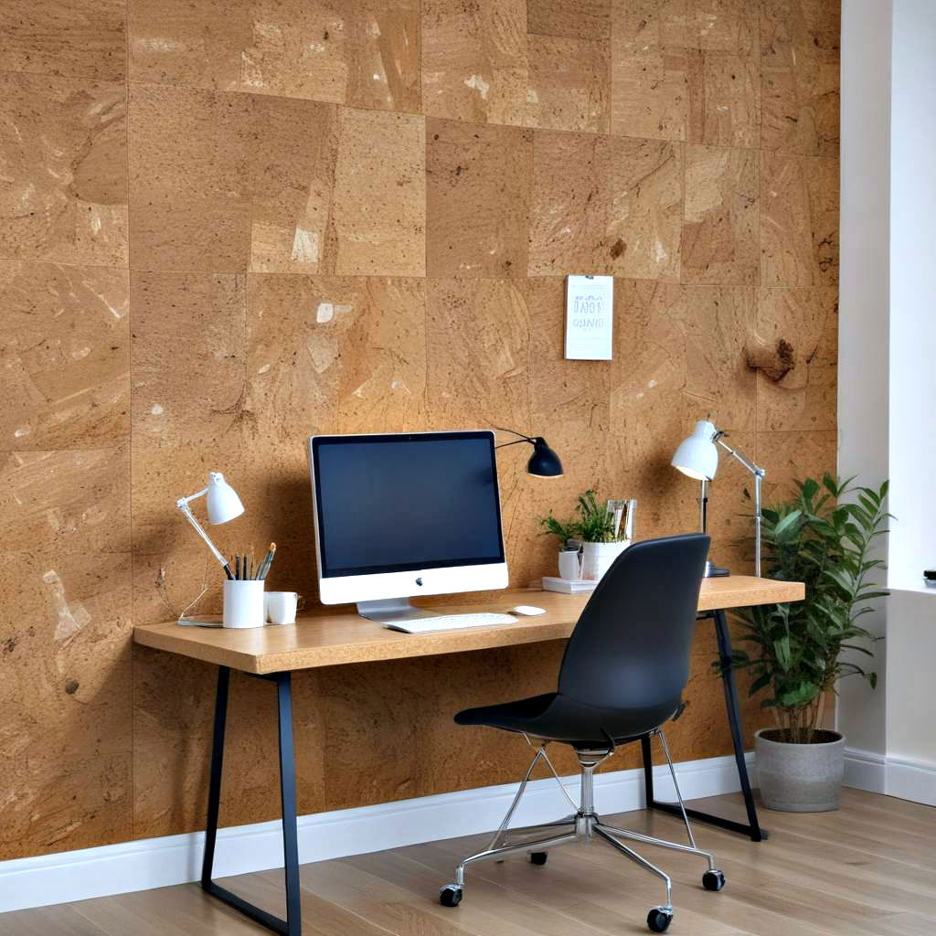 natural cork panels