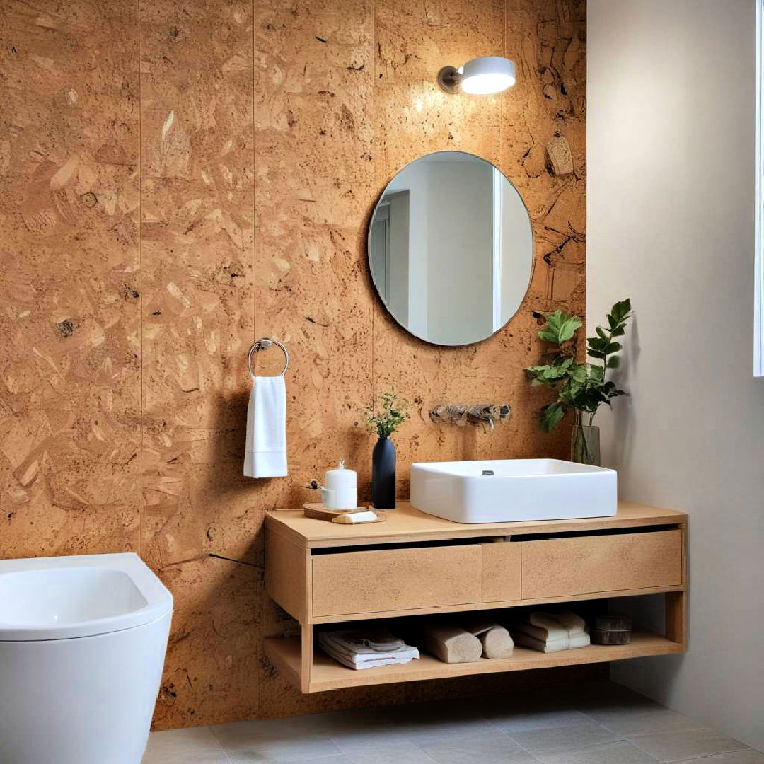 natural cork panels