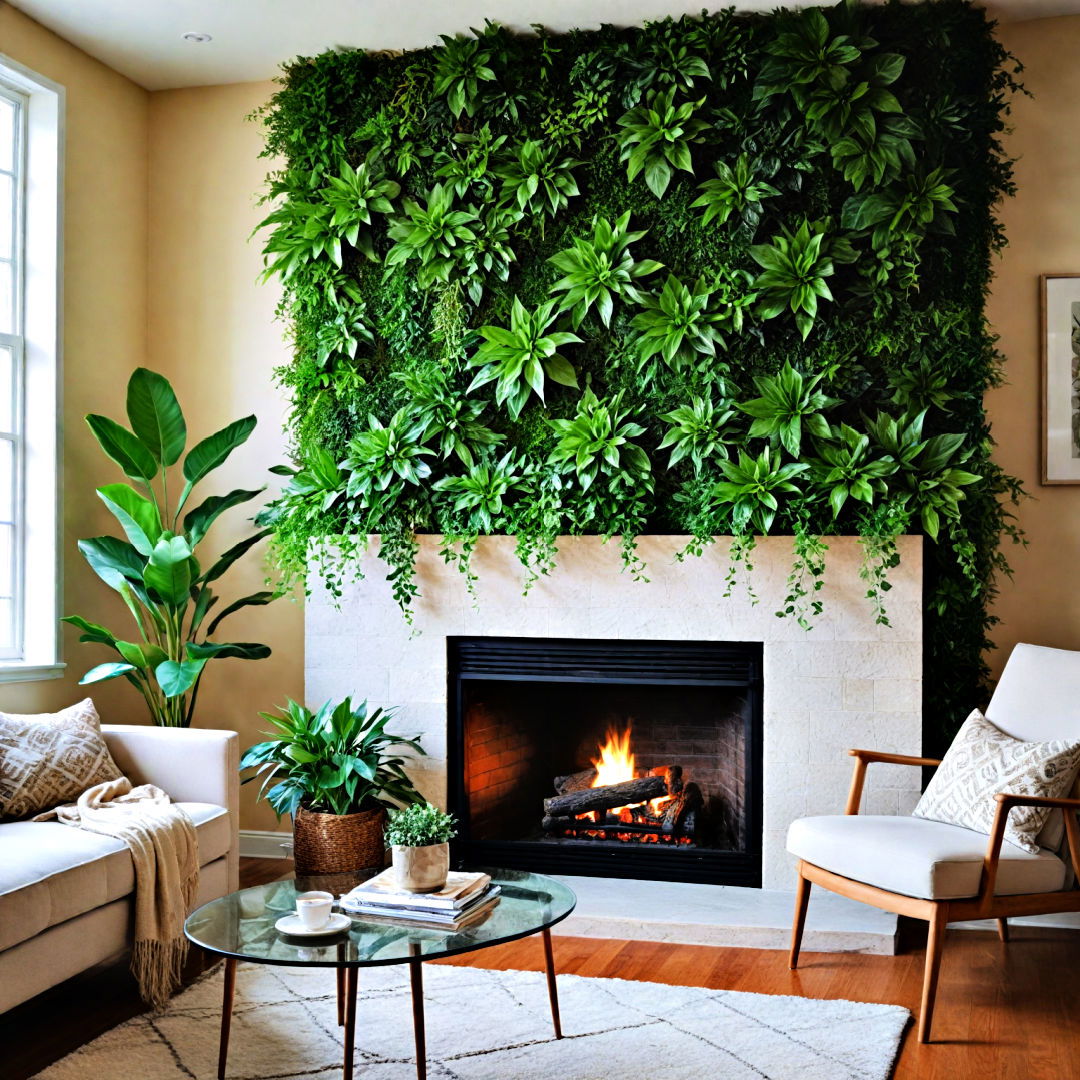 nature inspired with a living wall