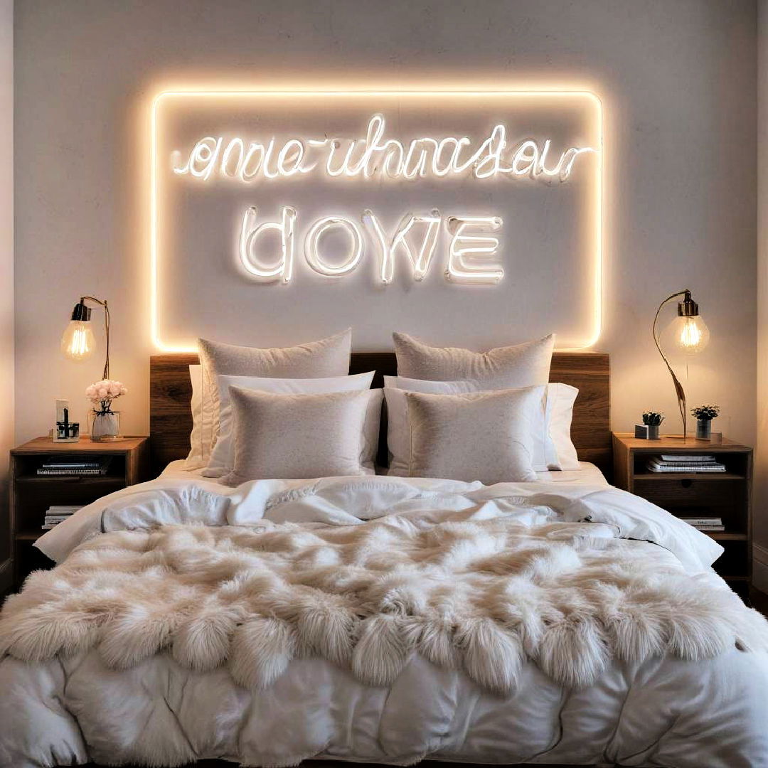 neon signs bedroom lighting