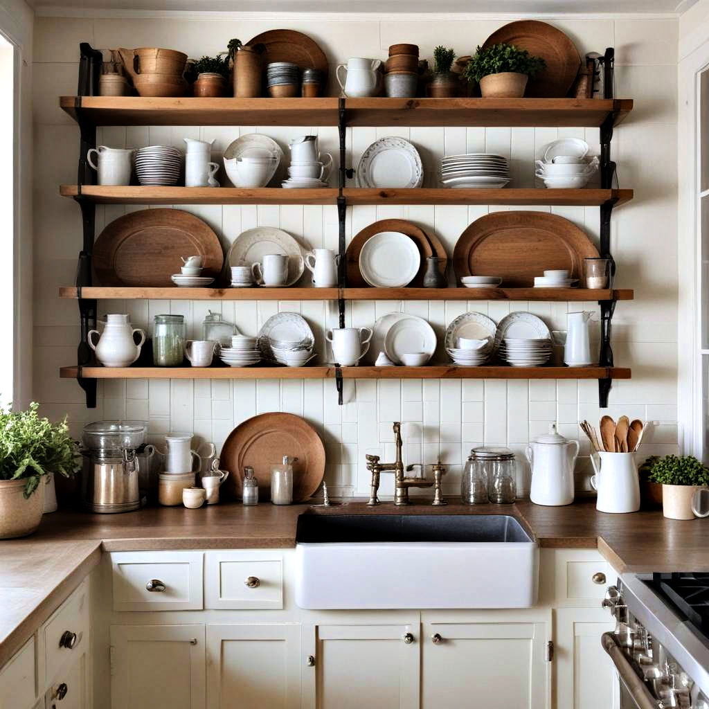 open shelving