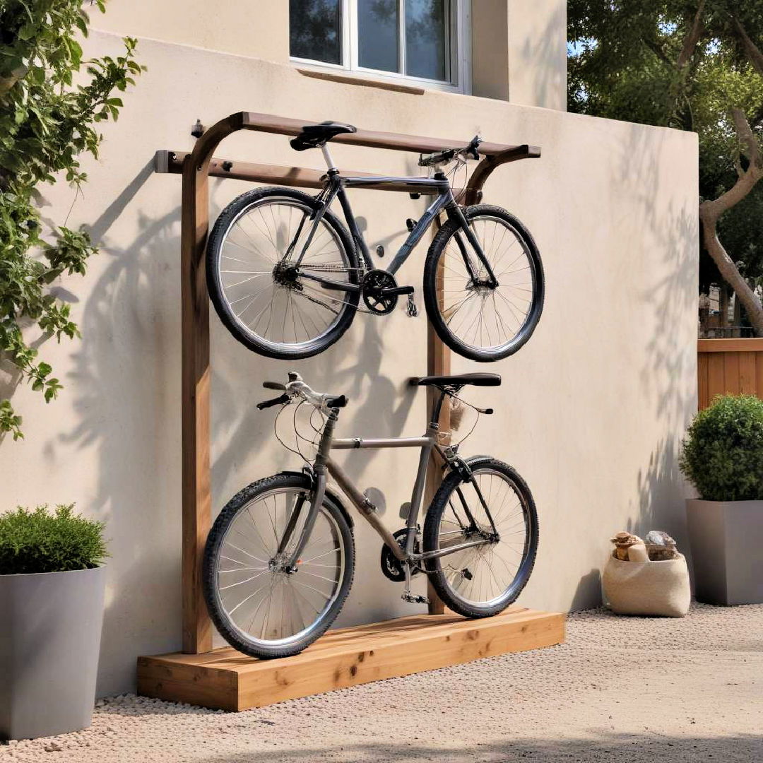 outdoor bicycle rack