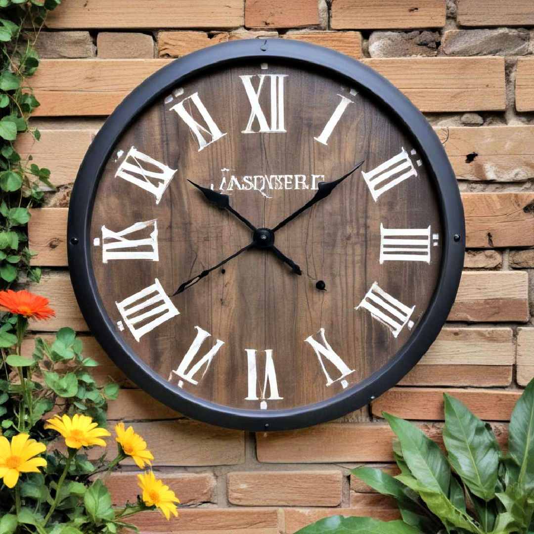 outdoor clock