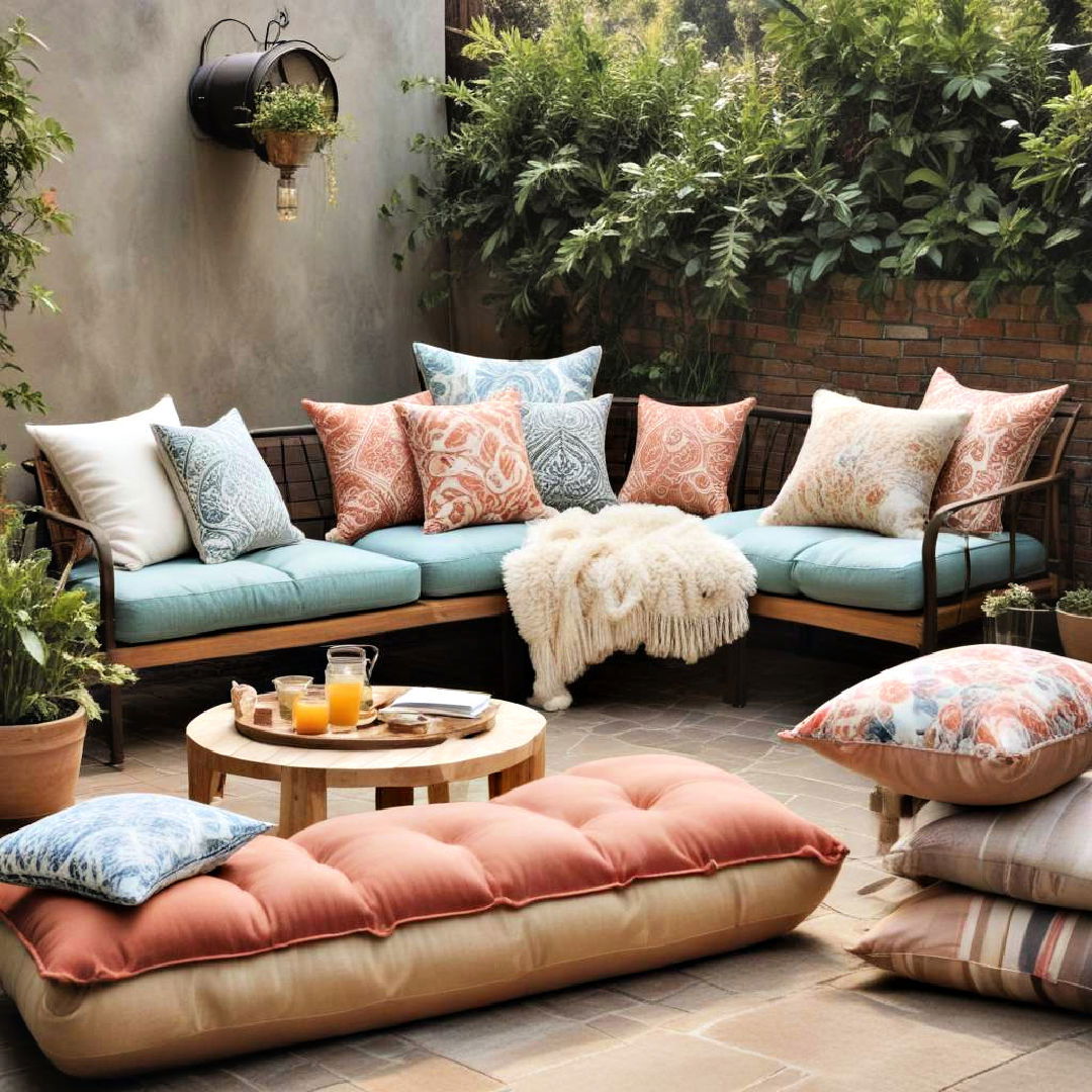 outdoor cushions and pillows