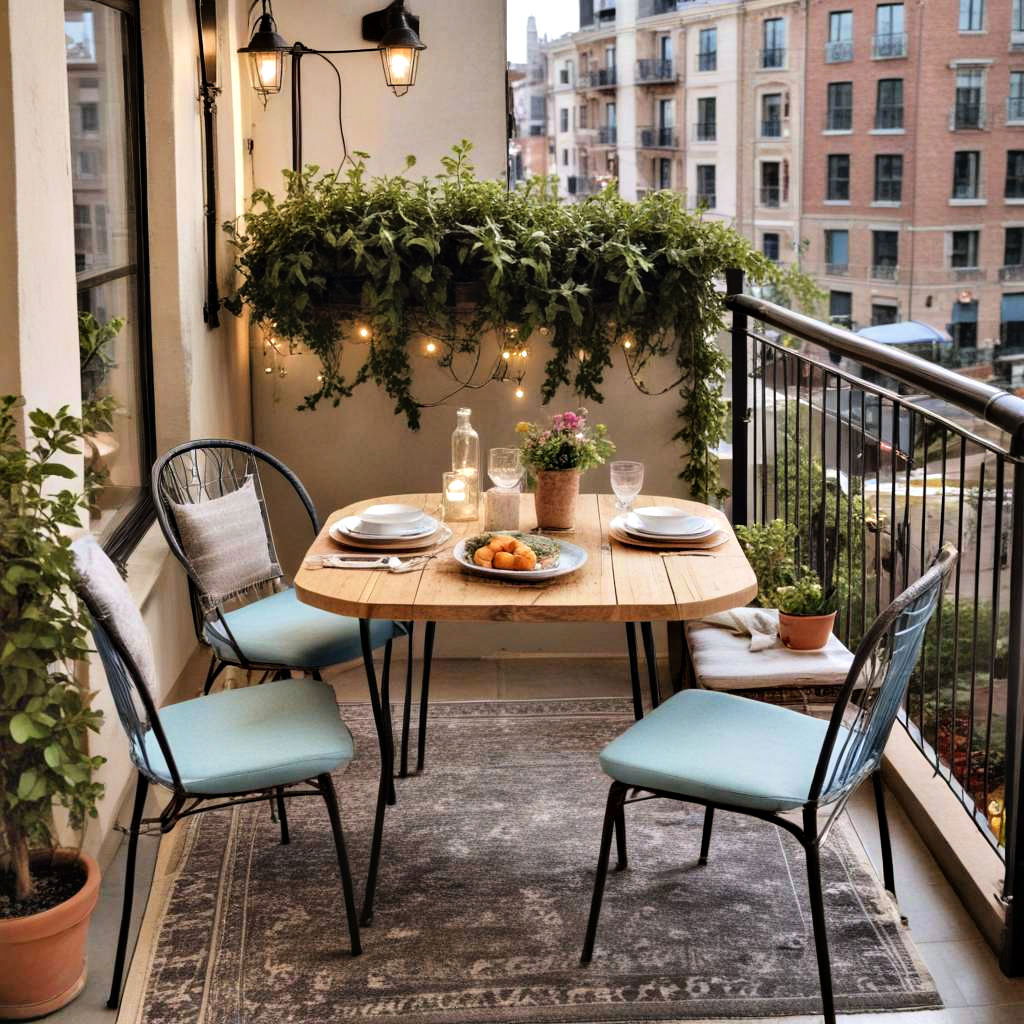 outdoor dining area