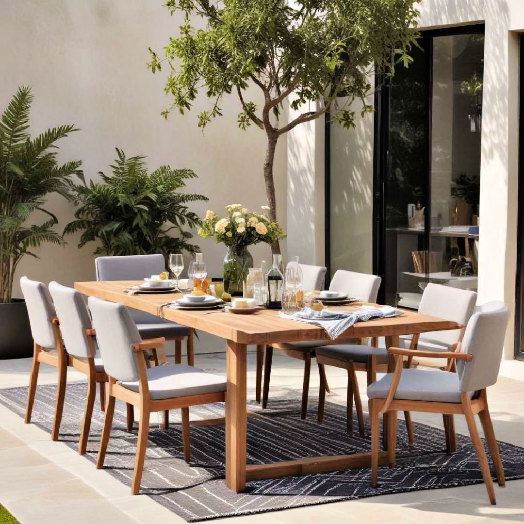 outdoor dining set