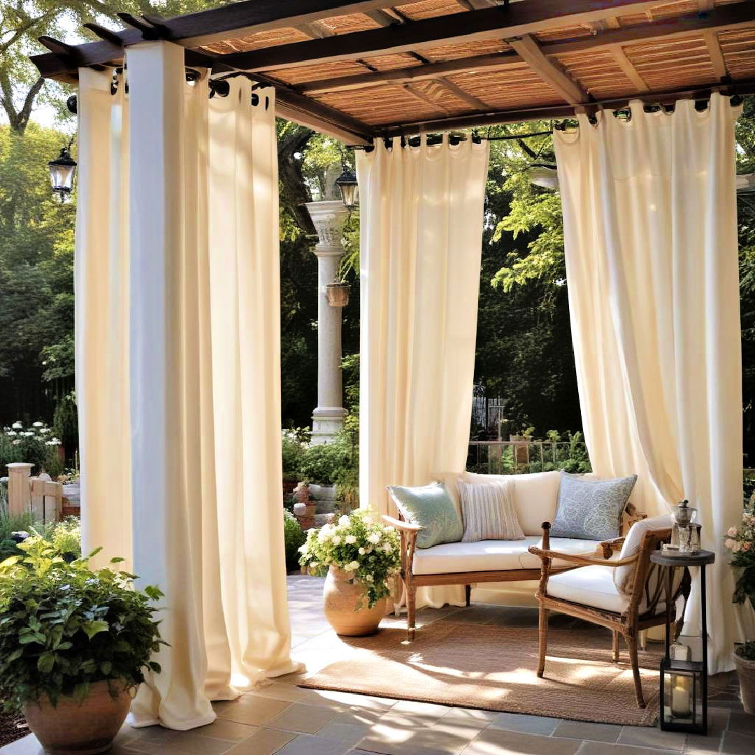 outdoor drapery panels