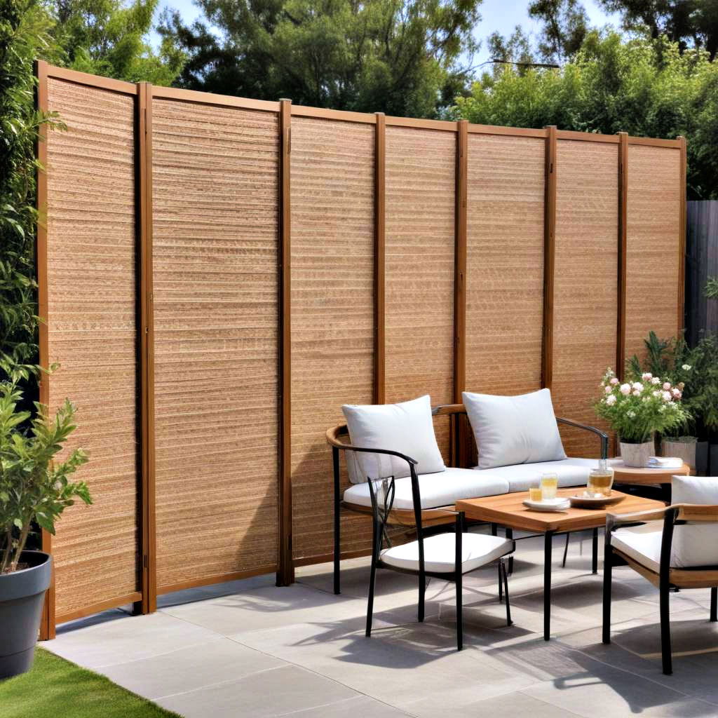 outdoor folding partitions