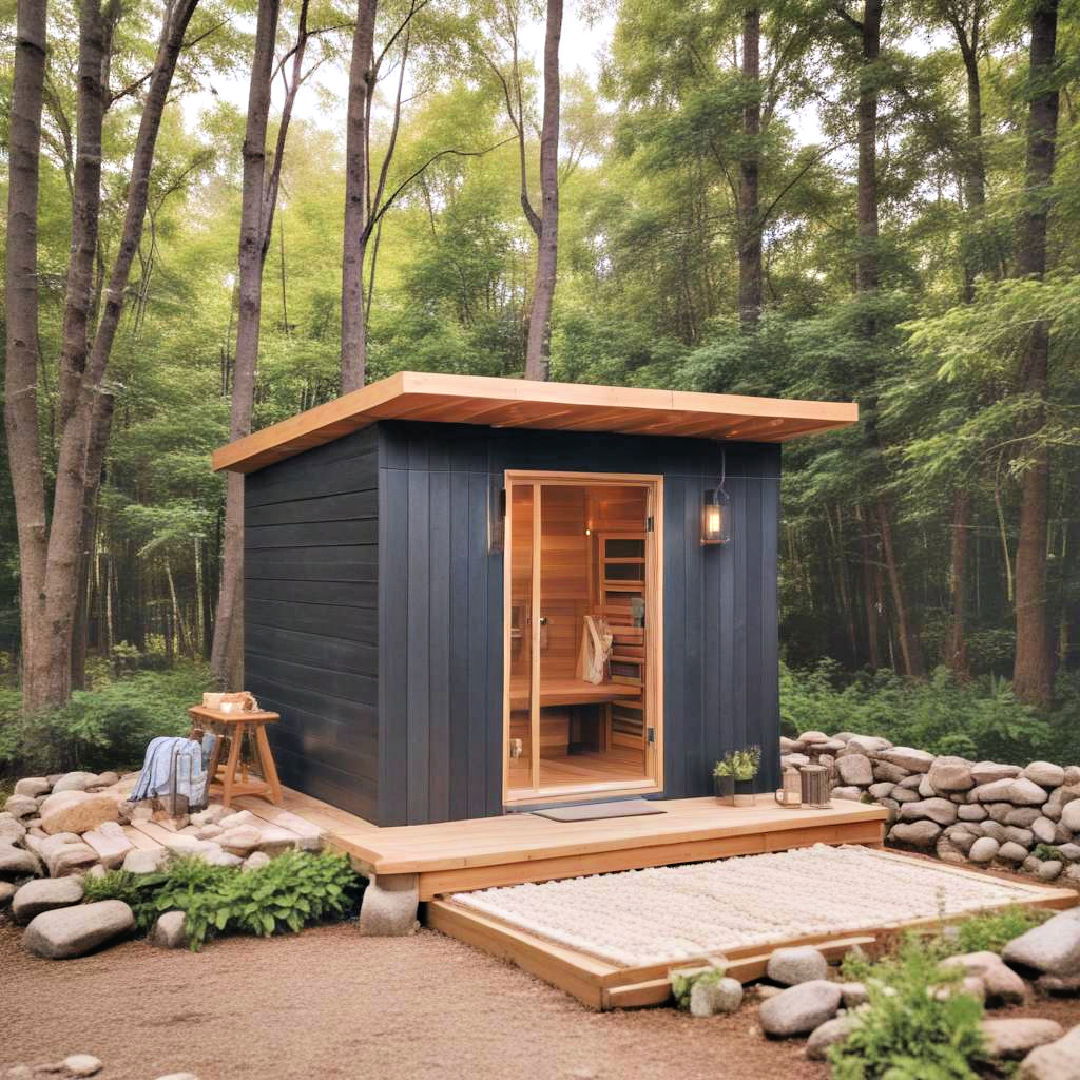 outdoor sauna