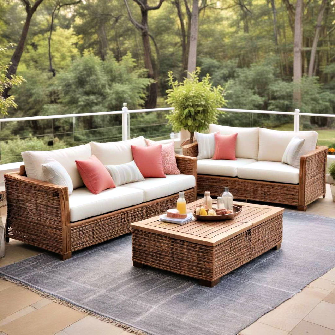 outdoor sofas deck furniture