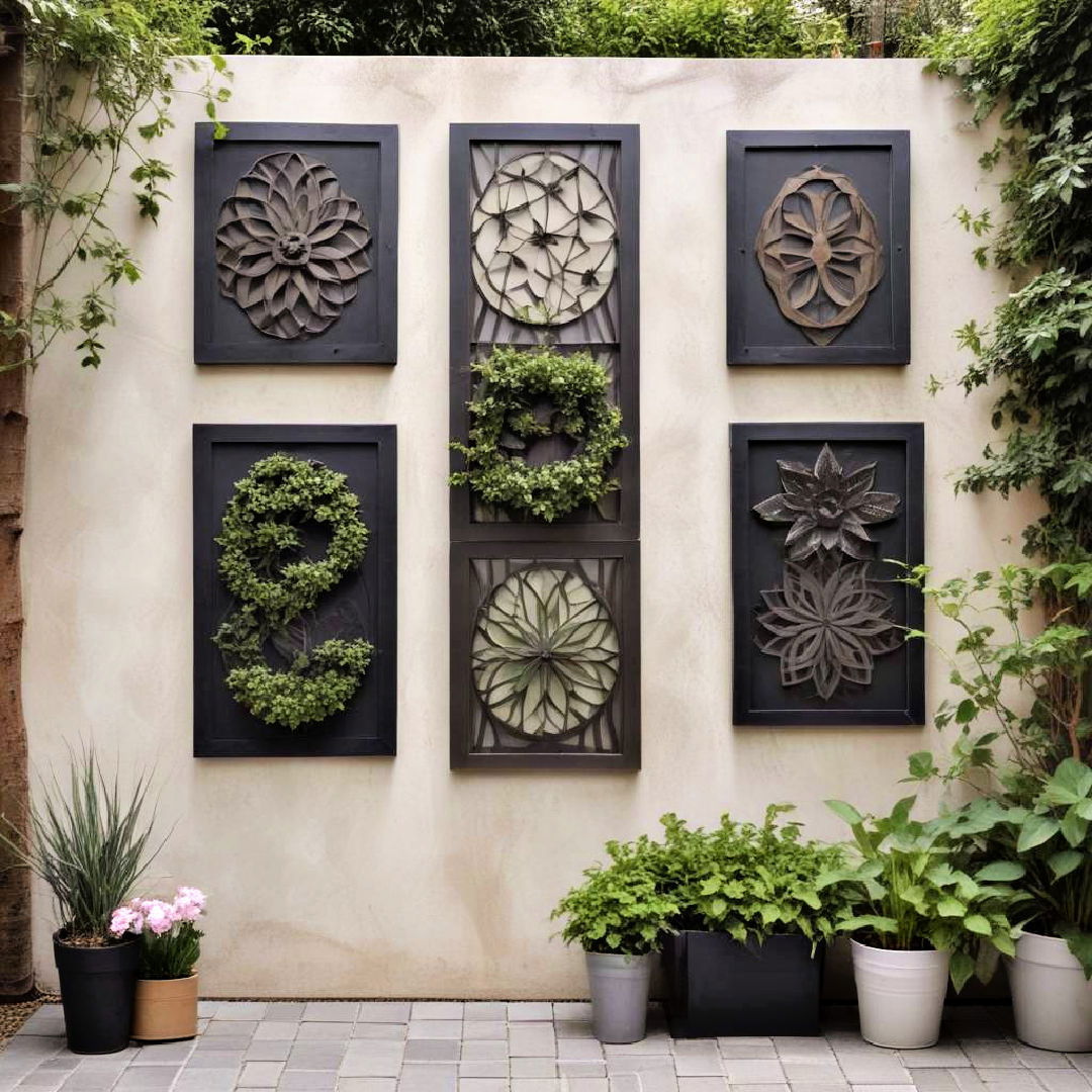 outdoor wall art