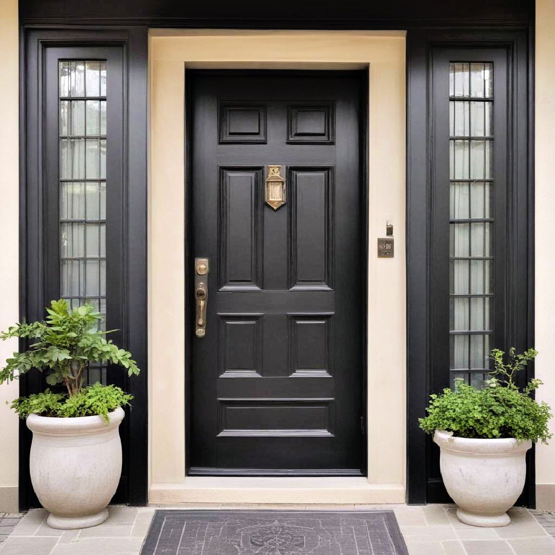 painted wooden door