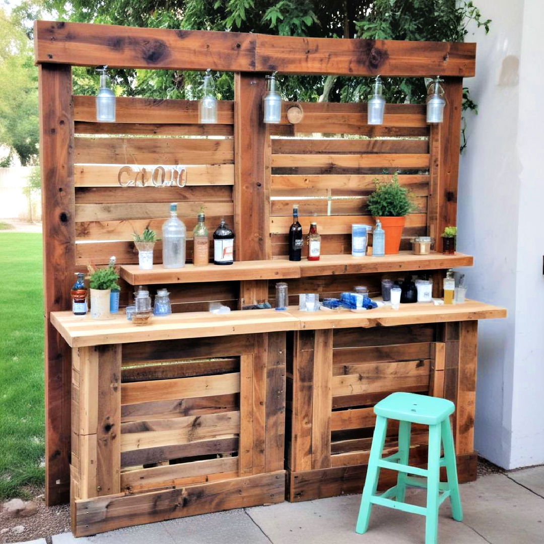 pallet bar outdoor