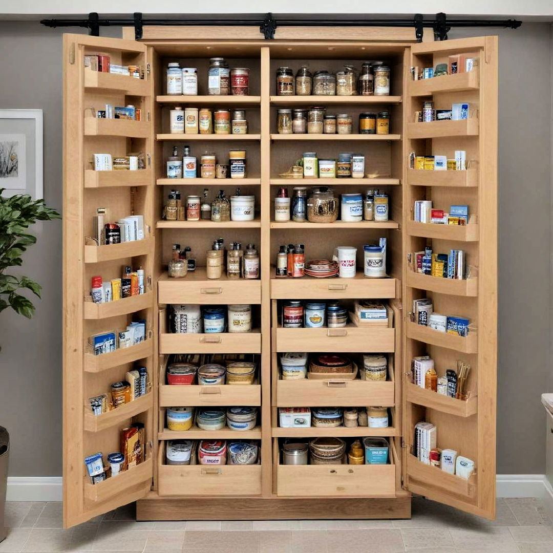 pantry and food storage island